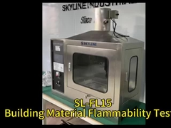 EN 11925-2 Ontvlambaarheidstester voor bouwmaterialen met aanraakschermbesturing