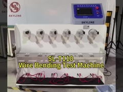 10 - 60/min Laboratoriumtoetsapparatuur Automatische stekkerdraadbuigtoetsmachine