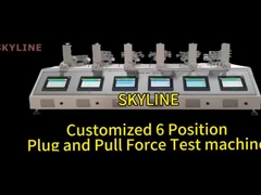 6 stations plug and pull force tester