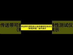 ISO 340 /AS1334.10 Verticale en horizontale brandtestkamer met transportband