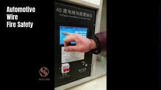 Automotive kabelontvlambaarheidstester ISO 6722