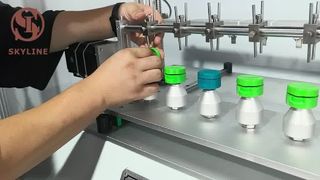 Dopscharniertester voor cosmetica