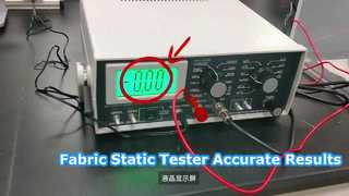 Statische stoftester EN 1149 EN 1149-2 AATCC 76