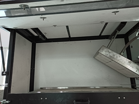 Testapparatuur voor vloerstralingspanelen ISO 9239 / ASTM E648