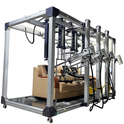 EN 4875/BIFMA X5.4/EN 1728 Drie zitplaatsen Sofa Duurzaamheid Tester Sofa Fatigue Test Machine