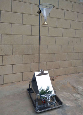 kopen AATCC42 Stoffelijke impactpenetratie-tester met 610 mm kegelhoogte 335x285x1080 mm online vervaardiging