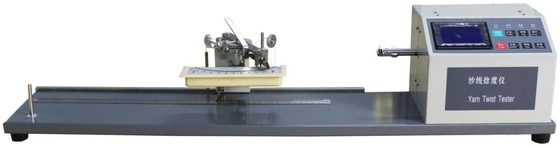 Tester voor het draaien van garens voor ASTM D1422/ISO 2061 Maximale draaicontractie 20 mm Testsnelheid 800 r/min
