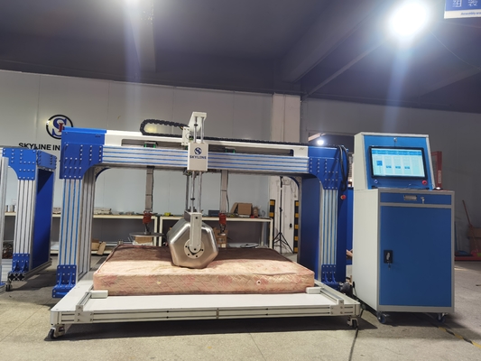 EN1957 PLC+ touchscreen servomotor geïntegreerde matrasproefmachine