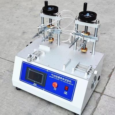 kopen 8 Teststations Pneumatische Knop Levensduur Testmachine met Touchscreen Besturing en Instelbare Testsnelheid online vervaardiging
