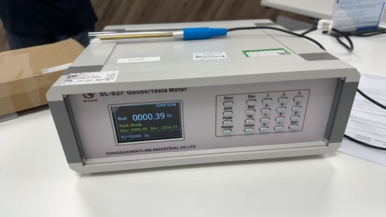 EN71-1 Gelijkstroomveld Dc Gaussmeter Resolutie 5 G Hoge nauwkeurigheid