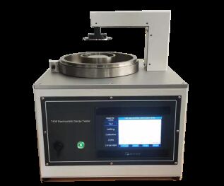 kopen EN 1149-3 Beschermende Kleding Elektrostatische Lading Verval Tester met High Definition Kleurentouchscreen, Hoogspannings Ontlaadmodule en Hoge Precisie Elektrostatische Detectiesensor online vervaardiging