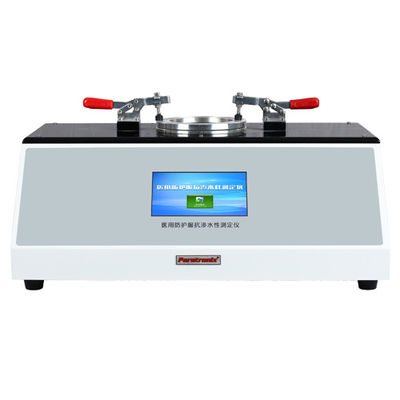 kopen Het Meetapparaat van de het Waterdoordringbaarheid van 100CM2 8CM2 voor Medische Beschermende Kledingshorizon online vervaardiging