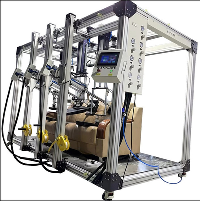 EN 4875/BIFMA X5.4/EN 1728 Drie zitplaatsen Sofa Duurzaamheid Tester Sofa Fatigue Test Machine