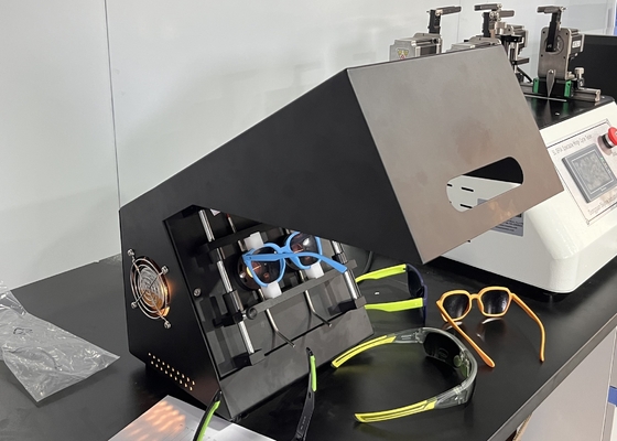 Polarisatieaspositie-tester voor zonnebrillen