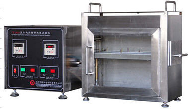 FMVSS 302 van de de Brandpijp van het Laboratorium Testende Materiaal Diameter 9.5mm Horizontaal Brandbaarheidsmeetapparaat