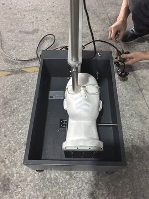 Brillen Lens Impact Tester met 16mm Steel Ball 1.27M hoogte en ANSI Z87.1 conformiteit